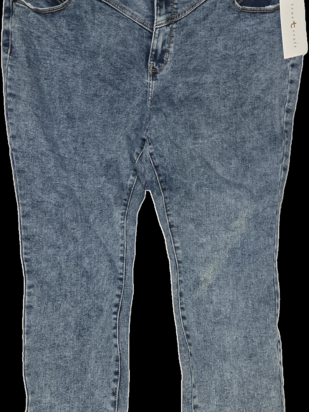 Women's Faded Blue Skinny Jeans